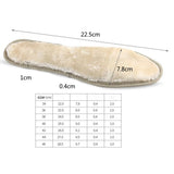 Maxbell Warm Plush Bamboo Charcoal Insoles Shoe Pads for Men Women Shoes Boot 35-36