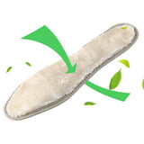 Maxbell Warm Plush Bamboo Charcoal Insoles Shoe Pads for Men Women Shoes Boot 41-42