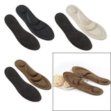 Maxbell 4D Soft Sponge Pain Relief Women Foot Massage Arch Insoles Shoe Insert Brown