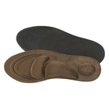 Maxbell 4D Soft Sponge Pain Relief Women Foot Massage Arch Insoles Shoe Insert Brown