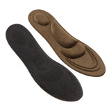 Maxbell 4D Soft Sponge Pain Relief Women Foot Massage Arch Insoles Shoe Insert Brown