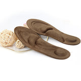 Maxbell 4D Soft Sponge Pain Relief Women Foot Massage Arch Insoles Shoe Insert Brown