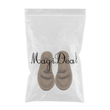 Maxbell 4D Soft Sponge Pain Relief Men's Foot Massage Arch Insoles Shoe Insert Brown