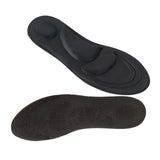 Maxbell 4D Soft Sponge Pain Relief Men's Foot Massage Arch Insoles Shoe Insert Black