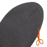 Maxbell 4D Soft Sponge Pain Relief Men's Foot Massage Arch Insoles Shoe Insert Black