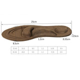 Maxbell 4D Soft Sponge Pain Relief Men's Foot Massage Arch Insoles Shoe Insert Black