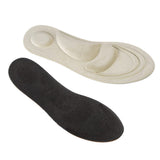 Maxbell 4D Soft Sponge Pain Relief Men's Foot Massage Arch Insoles Shoe Insert Beige