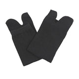 Maxbell 3 Pairs Elastic Cotton Tabi Socks 2 Toe Socks Flip-Flops Socks Unisex Black