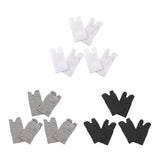Maxbell 3 Pairs Elastic Cotton Tabi Socks 2 Toe Socks Flip-Flops Socks Unisex Black