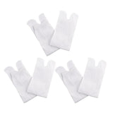 Maxbell 3 Pairs Elastic Cotton Tabi Socks 2 Toe Socks Flip-Flops Socks Unisex White