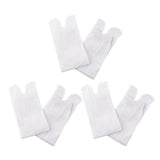Maxbell 3 Pairs Elastic Cotton Tabi Socks 2 Toe Socks Flip-Flops Socks Unisex White