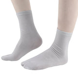 Maxbell 3 Pairs Elastic Cotton Tabi Socks 2 Toe Socks Flip-Flops Socks Unisex White