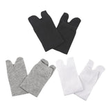 Maxbell 3 Pair Elastic Cotton Tabi Socks 2 Toe Socks Flip-Flops Socks for Men Women