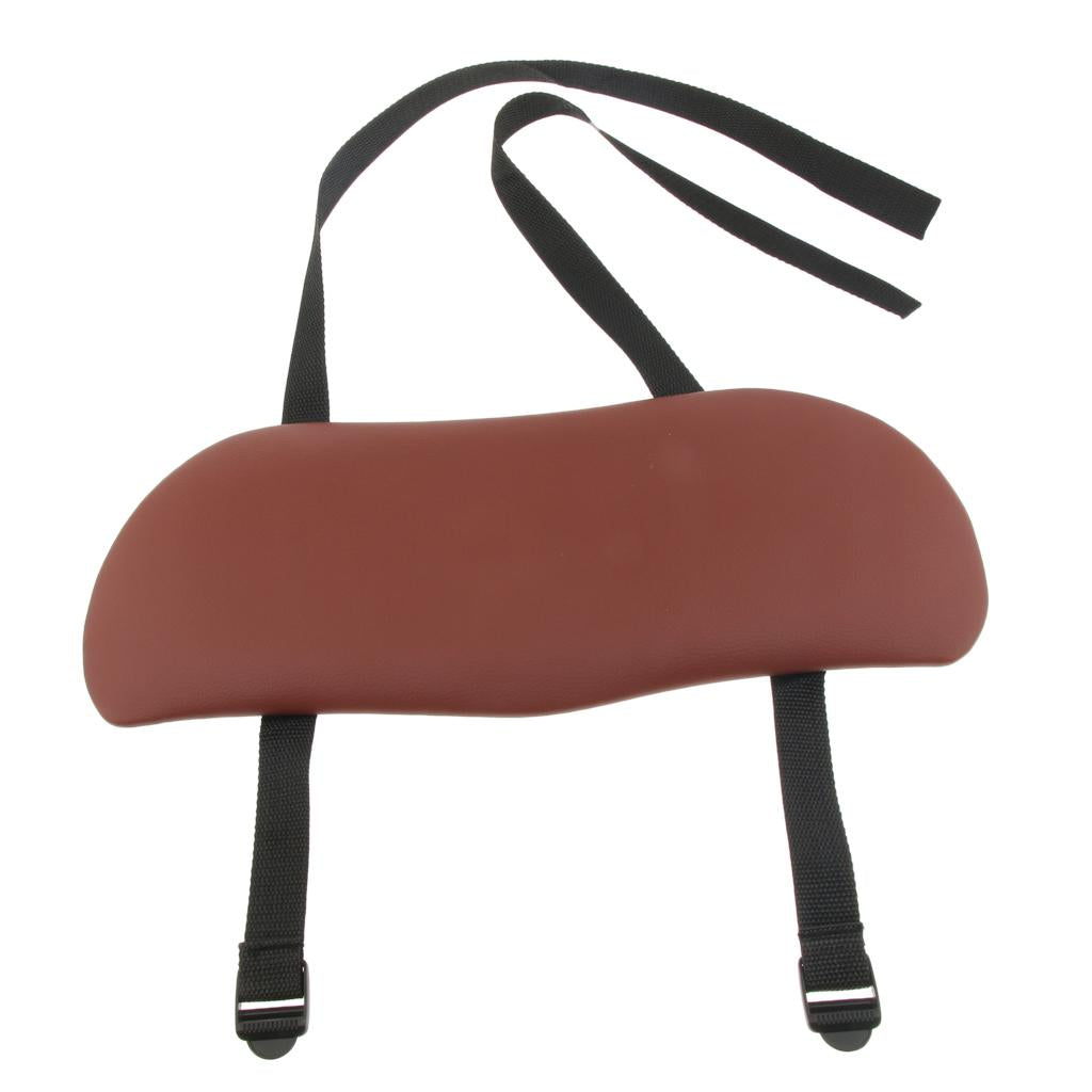 Soft Sponge Hanging Arm Rest Sling Board Support for Massage Table Red Brown