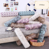 Maxbell Comfort Round Cervical Support Pillow for Spine & Neck Back Support White