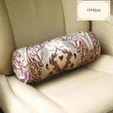 Maxbell Comfort Round Cervical Support Pillow for Spine & Neck Back Support White