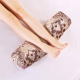 Maxbell Comfort Round Cervical Support Pillow for Spine & Neck Back Support White