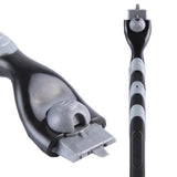 Maxbell Manual Beard Shaver Razors Hair Shaving Trimmer Handle+1x 3 Layer Blade Head