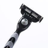 Maxbell Manual Beard Shaver Razors Hair Shaving Trimmer Handle+1x 3 Layer Blade Head
