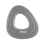 Maxbell 50LB Hand Strength Finger Grip Muscle Power Training Ring Exerciser Gray