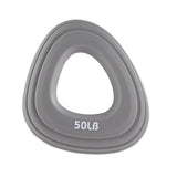 Maxbell 50LB Hand Strength Finger Grip Muscle Power Training Ring Exerciser Gray