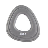 Maxbell 50LB Hand Strength Finger Grip Muscle Power Training Ring Exerciser Gray