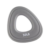 Maxbell 50LB Hand Strength Finger Grip Muscle Power Training Ring Exerciser Gray