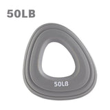 Maxbell 50LB Hand Strength Finger Grip Muscle Power Training Ring Exerciser Gray
