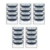 Maxbell 20Pcs/Set Men's 3 Layers Shaving Razors Refills Cartridge Blade Replacement