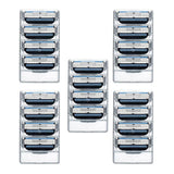 Maxbell 20Pcs/Set Men's 3 Layers Shaving Razors Refills Cartridge Blade Replacement