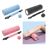 Maxbell 3in1 Foam Roller Kit Deep Tissue Muscle Massager Trigger Point Massage Pink
