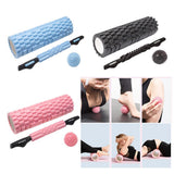 Maxbell 3in1 Foam Roller Kit Deep Tissue Muscle Massager Trigger Point Massage Pink