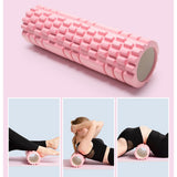 Maxbell 3in1 Foam Roller Kit Deep Tissue Muscle Massager Trigger Point Massage Pink