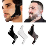 Maxbell Double-sided Beard Comb Facial Hair Trimming Shaping Template Tools Black