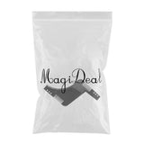 Maxbell Double-sided Beard Comb Facial Hair Trimming Shaping Template Tools Black
