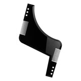 Maxbell Double-sided Beard Comb Facial Hair Trimming Shaping Template Tools Black