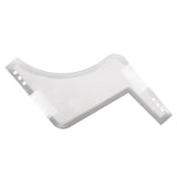 Maxbell Double-sided Beard Comb Facial Hair Trimming Shaping Template Tools Clear