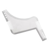 Maxbell Double-sided Beard Comb Facial Hair Trimming Shaping Template Tools Clear
