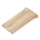 100 Pcs Wooden Hair Removal Sticks Wax Applicator Waxing Beans Spatulas