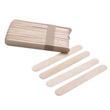 50 Pcs Wooden Hair Removal Sticks Wax Applicator Waxing Beans Spatulas