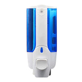 Liquid Soap Dispenser Wall Mount Alcohol Hand Sanitizer Bottle 350ml Blue