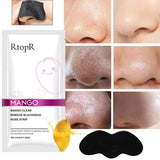 10Pcs Mango Blackhead Remover Facial Pore Strip Mask Peel Off for Face Nose
