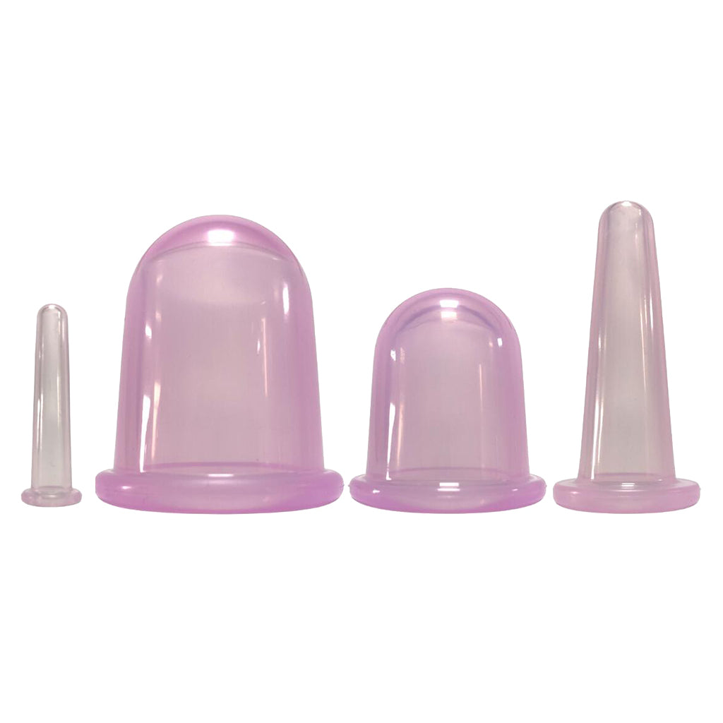 21 Set Mini Facial Face Eyes Silicone Cupping Vacuum Suction Purple
