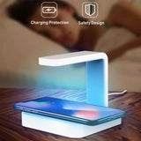 Maxbell 2 In 1 QI Wireless Fast Charger 10W Mobile Phone Sterilization UV Germicidal