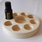 Essential Oil Bottle Display Stand Wooden Storage Organizer Rack Tray Type B