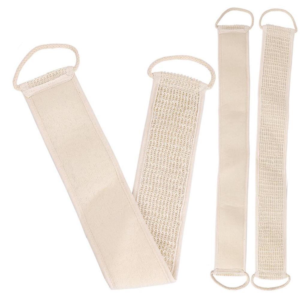 Maxbell Natural Loofah Luffa Shower Sponge Exfoliator Cotton linen Back Scrubber - Aladdin Shoppers
