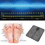 EMS Foot Massager Pad Muscle Stimulator Blood Circulation Battery Type