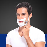 Mens Zinc Alloy Double Edge Safety Razor Beard Shaver + 5 Shaving Blades