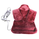 Maxbell Electric Heating Pad 24x32" Electric Heating Wrap for Neck and Shoulder Red