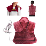 Maxbell Electric Heating Pad 24x32" Electric Heating Wrap for Neck and Shoulder Red